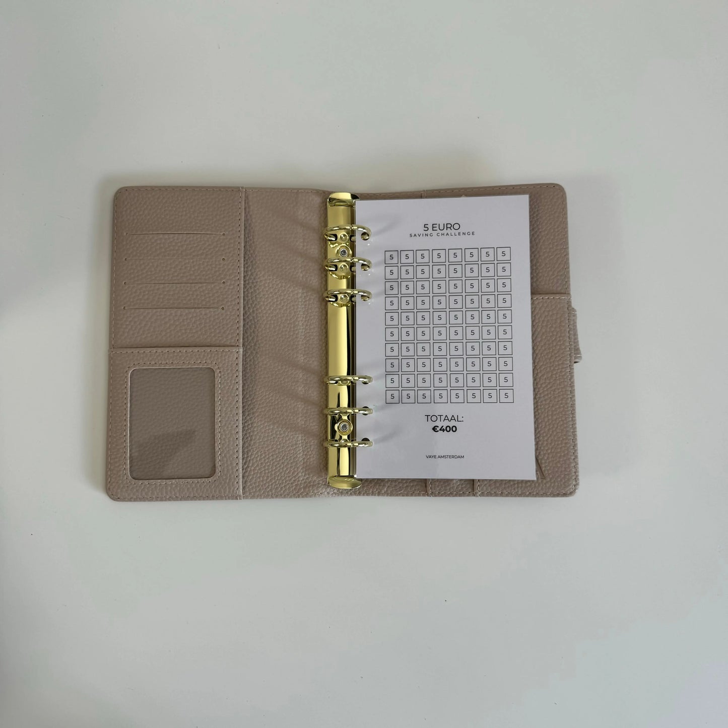 5 euro spaar challenge Vaye Amsterdam