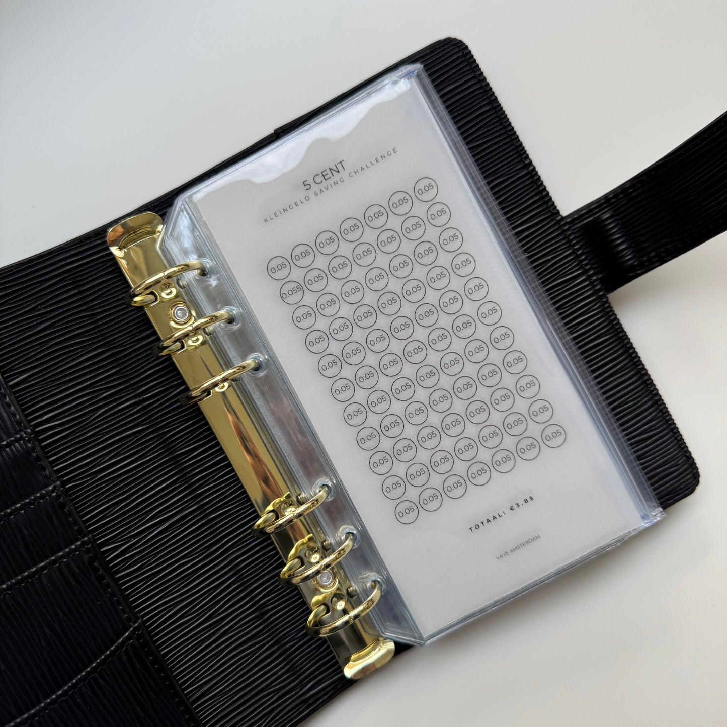 Double flap zipper cashenveloppe