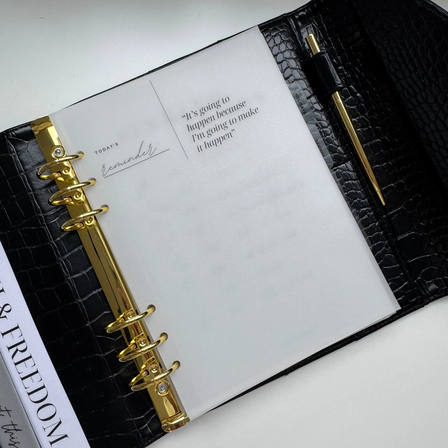 Daily reminder dashboard Vaye Amsterdam