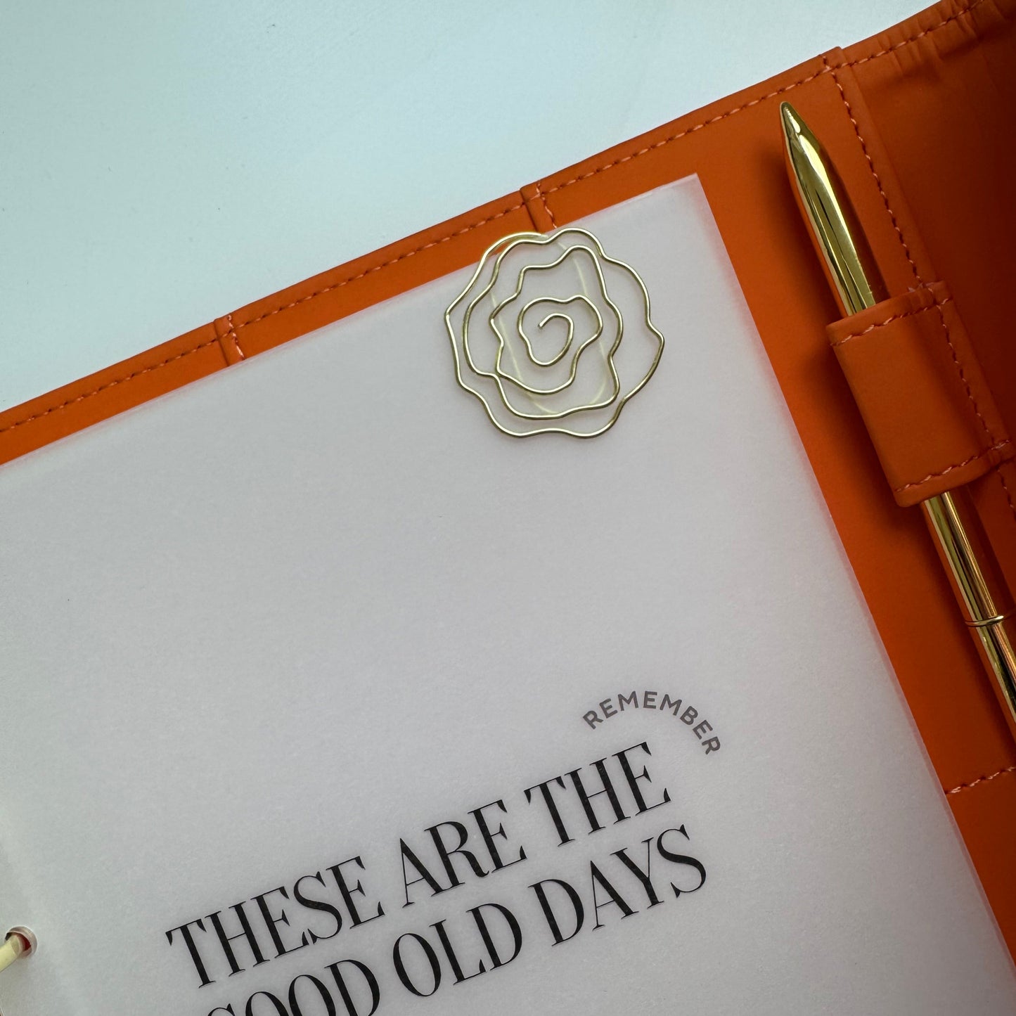 Paperclip roses