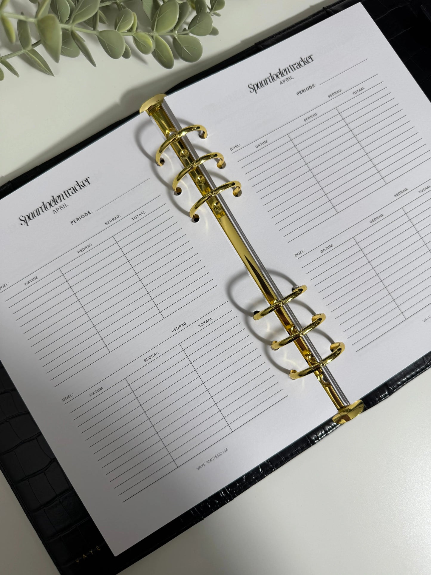 2026 budget planner Vaye Amsterdam