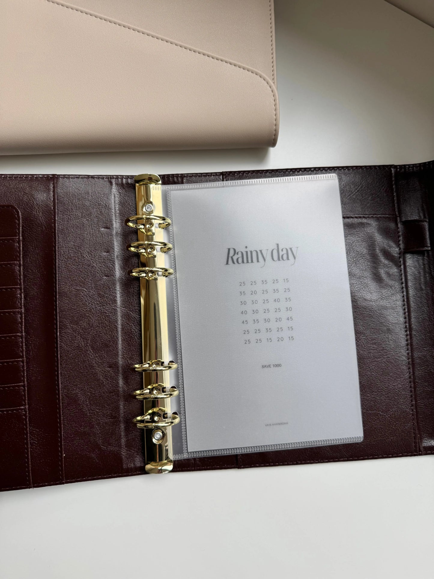 A5 binder essential - espresso - Vaye Amsterdam