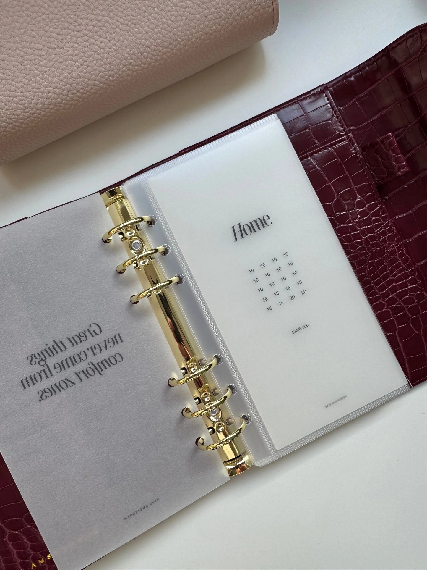 Spaarchallenge personaliseren - elegance - Vaye Amsterdam