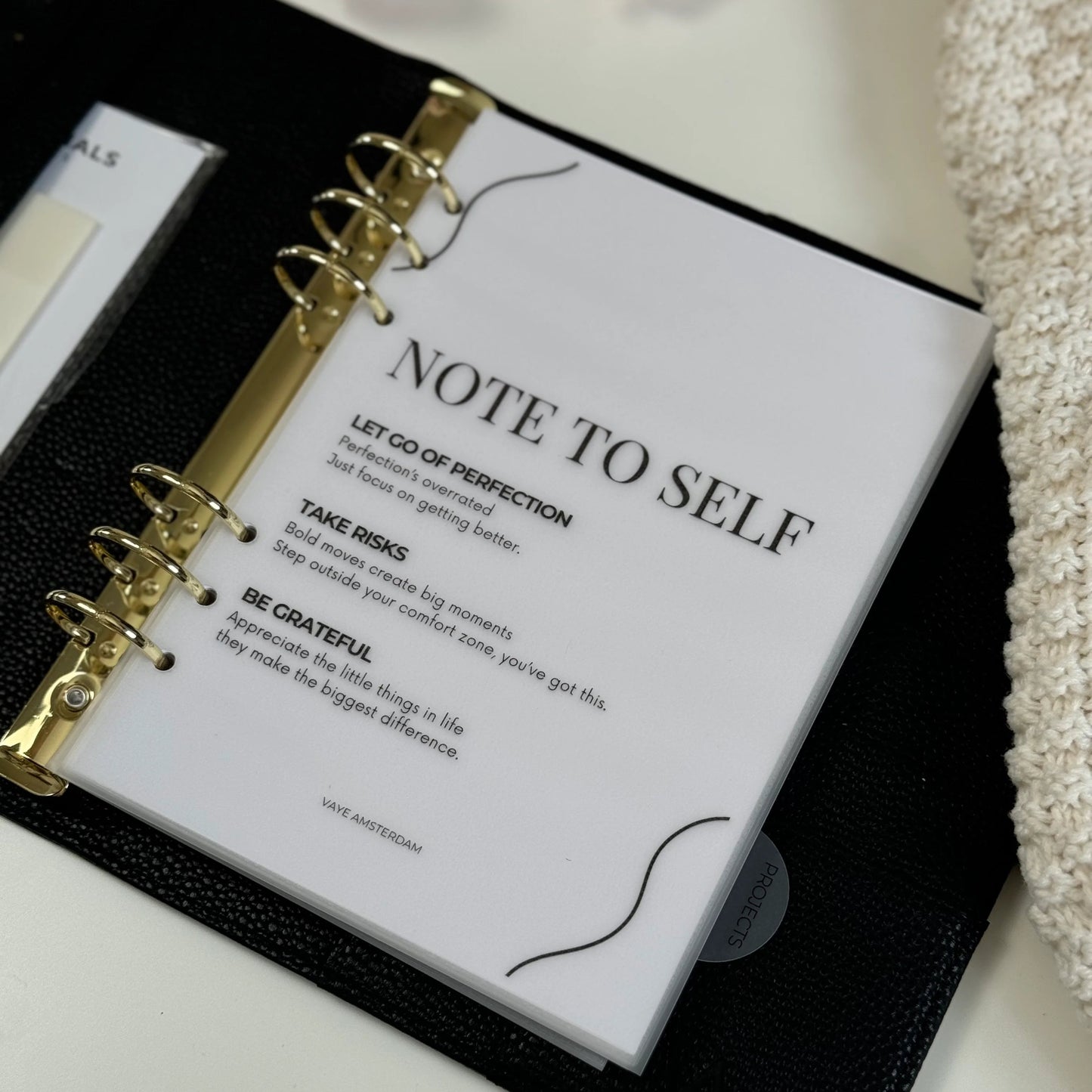 Note so self planner dashboard