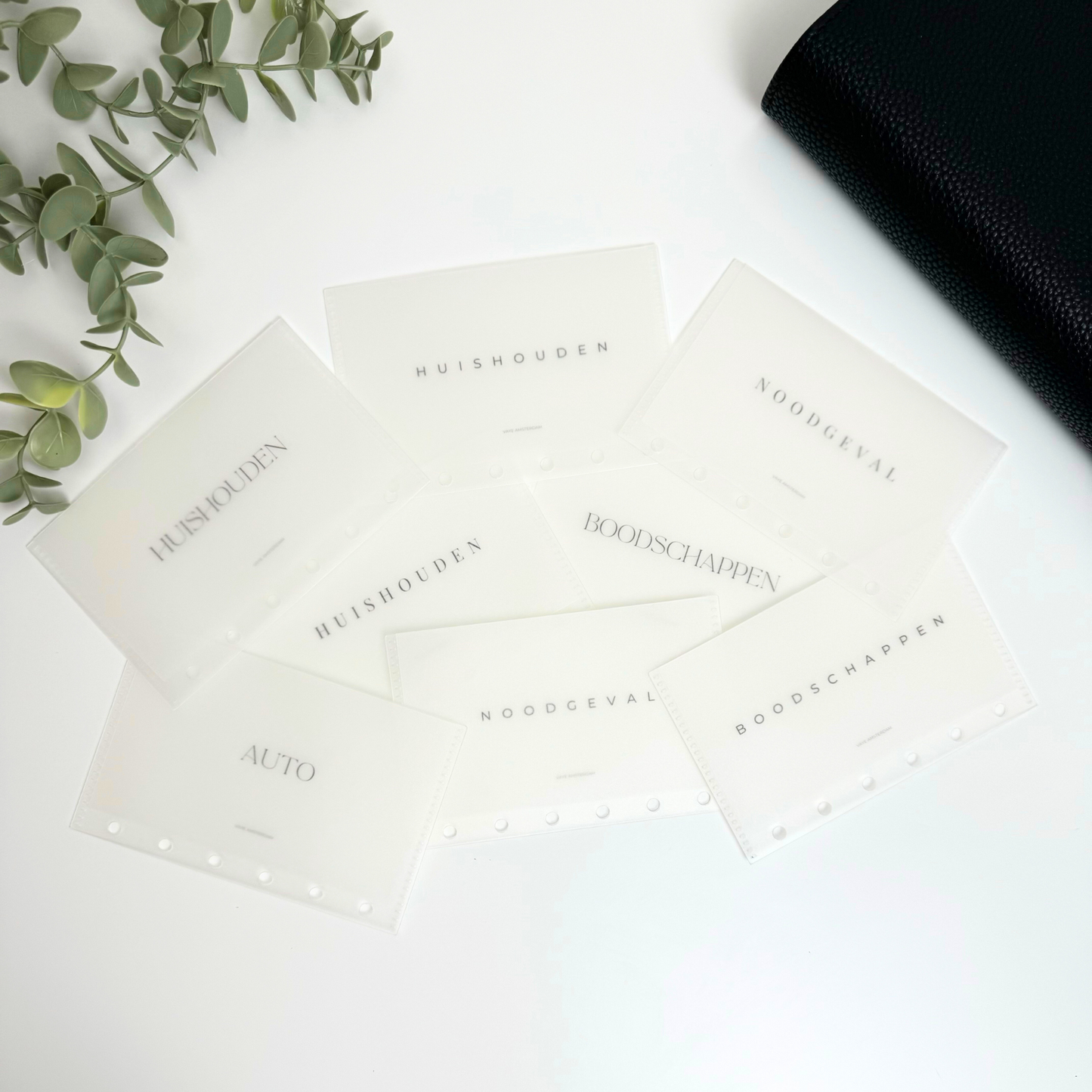 Personalize A7 cash envelopes