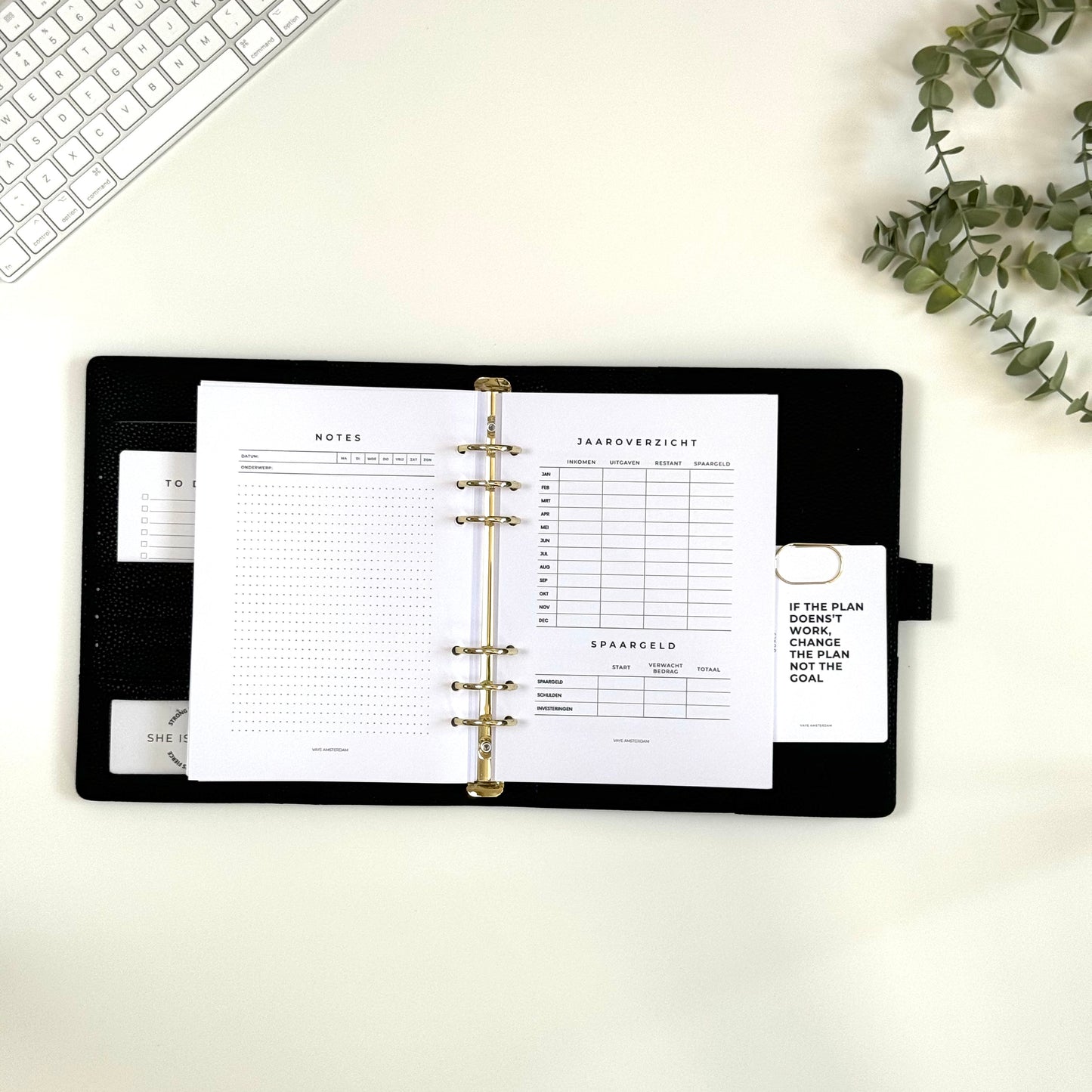 Jaaroverzicht financiën planner