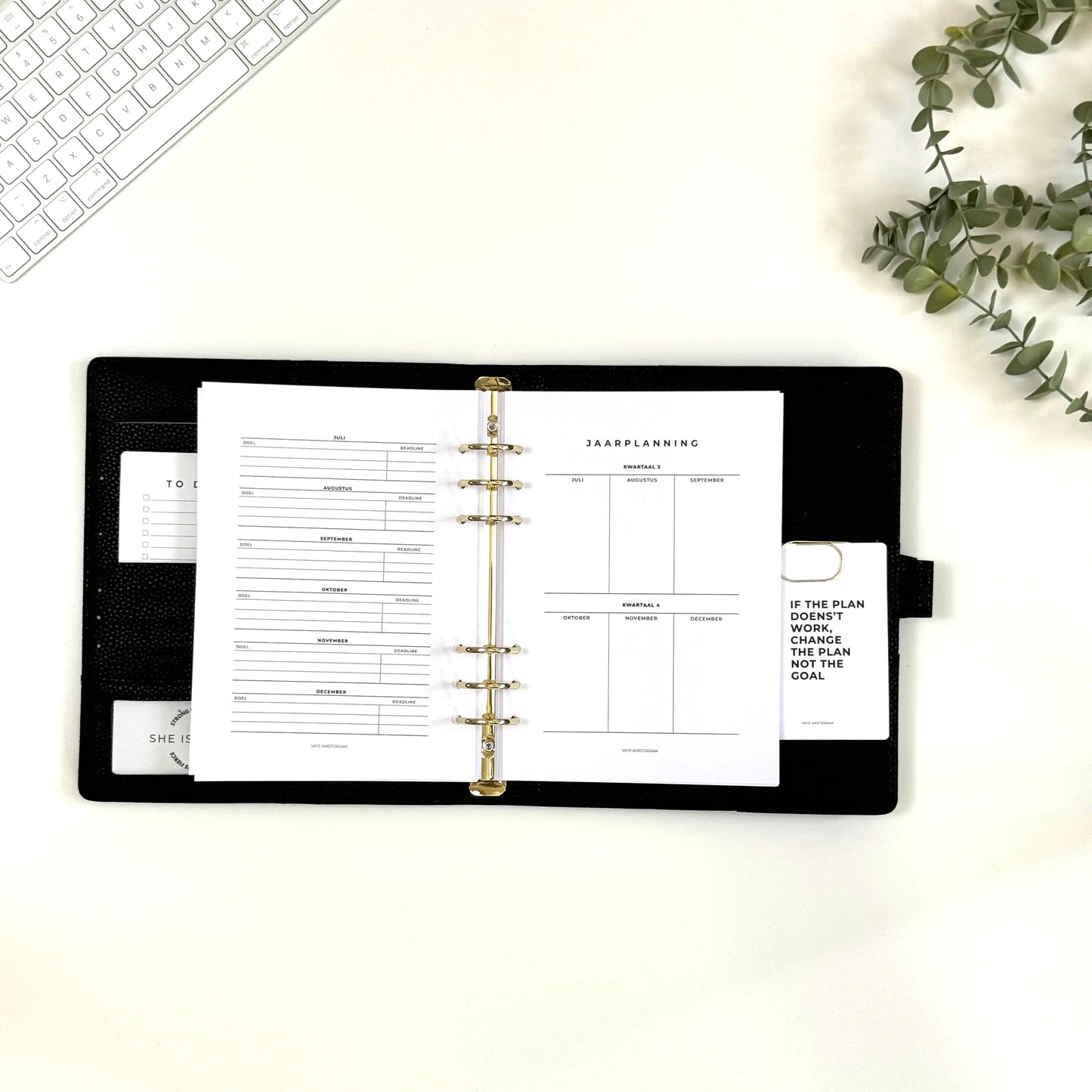 Jaaroverzicht planner Vaye Amsterdam