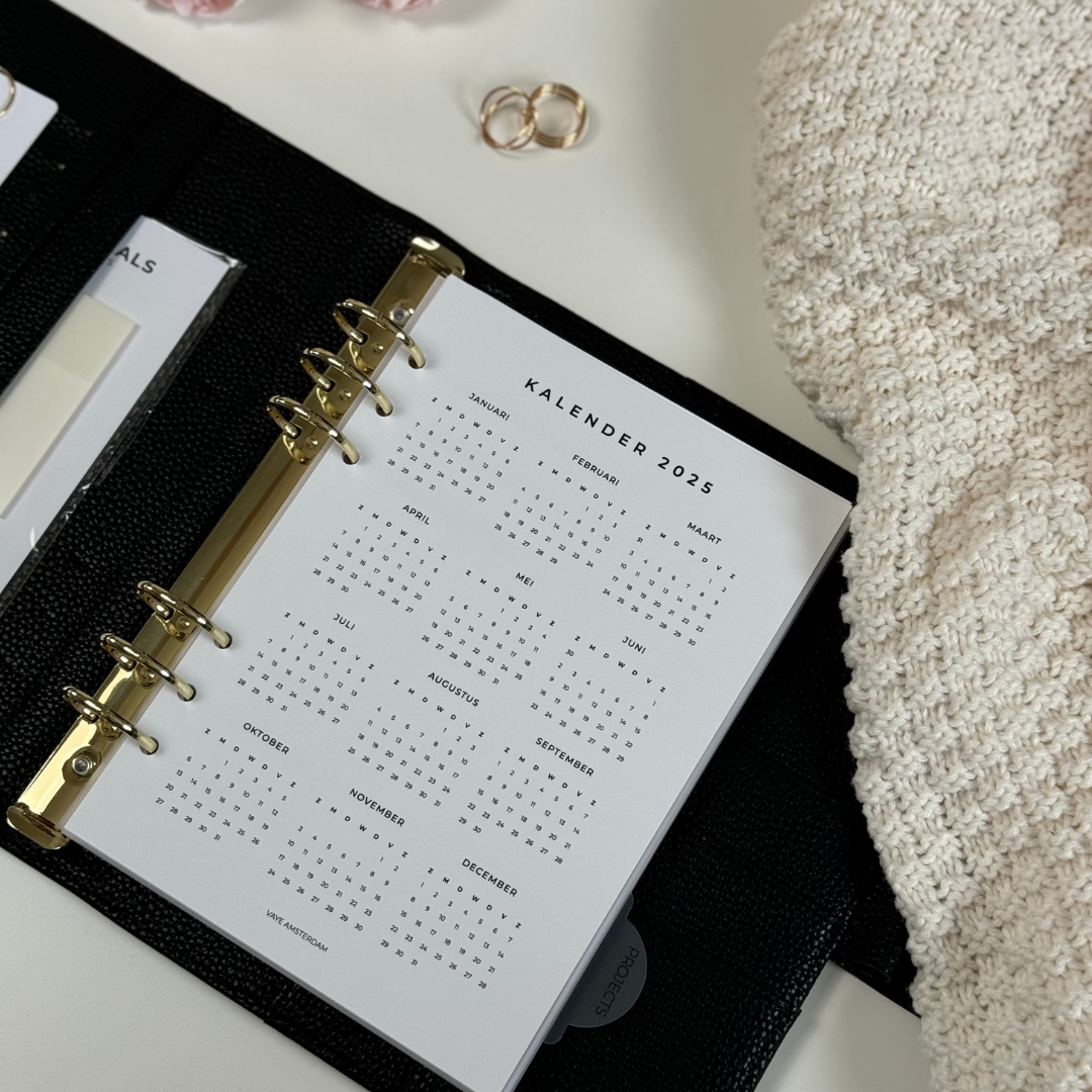 Calendar annual overview 2025