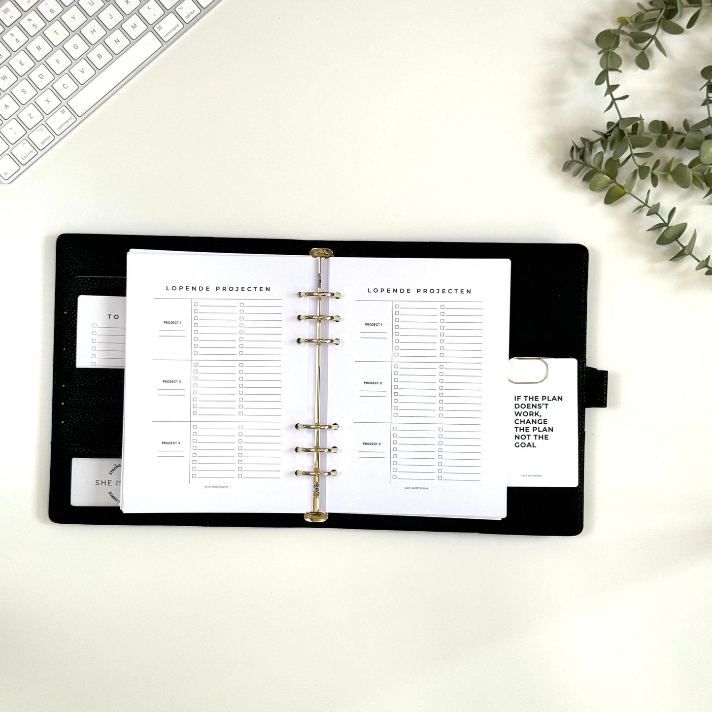 Lopende projecten planner Vaye Amsterdam