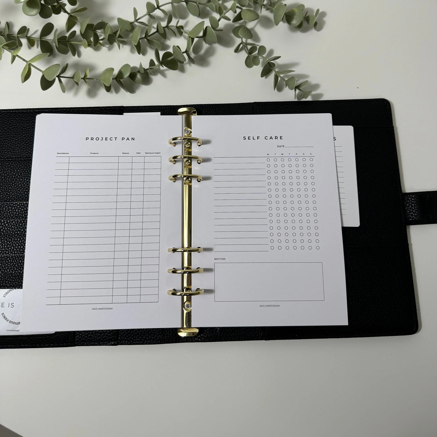 Selfcare tracker Vaye Amsterdam
