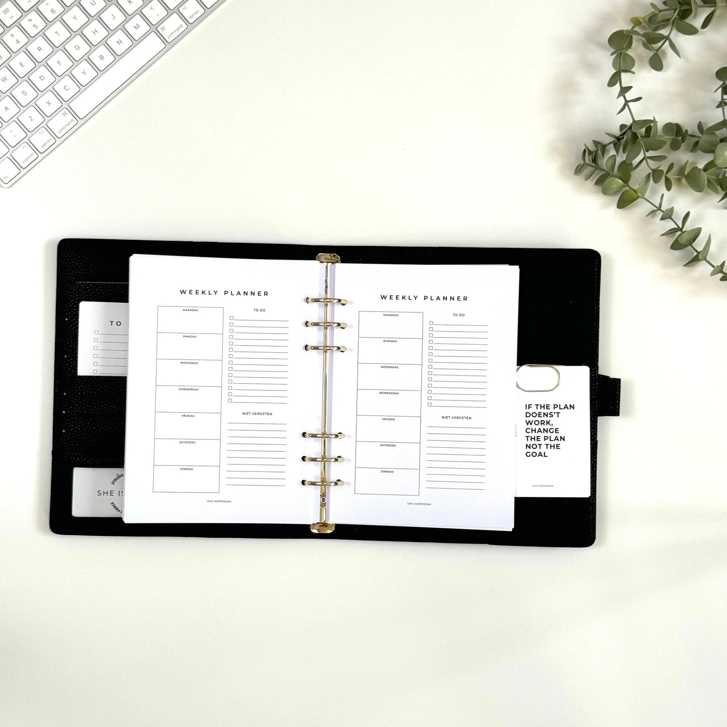 Weekly planner Vaye Amsterdam