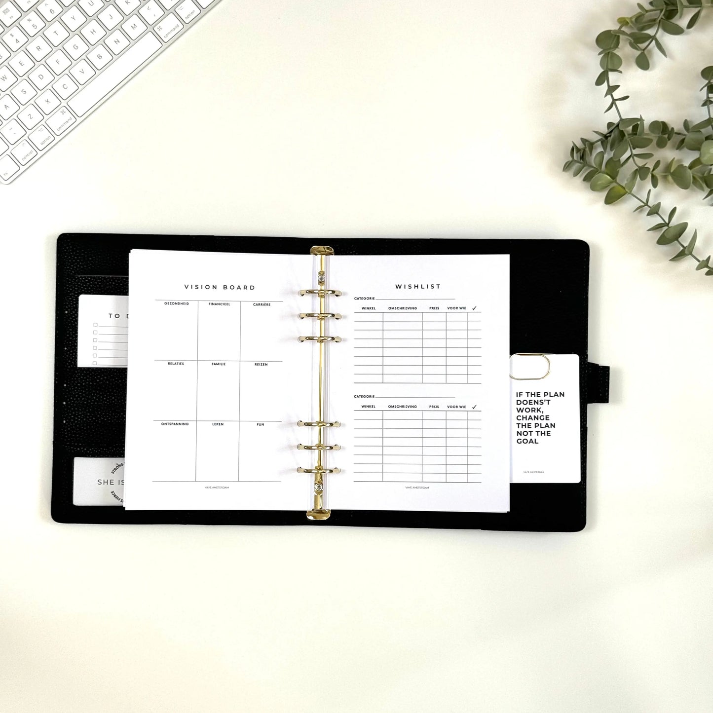Wishlist planner Vaye Amsterdam