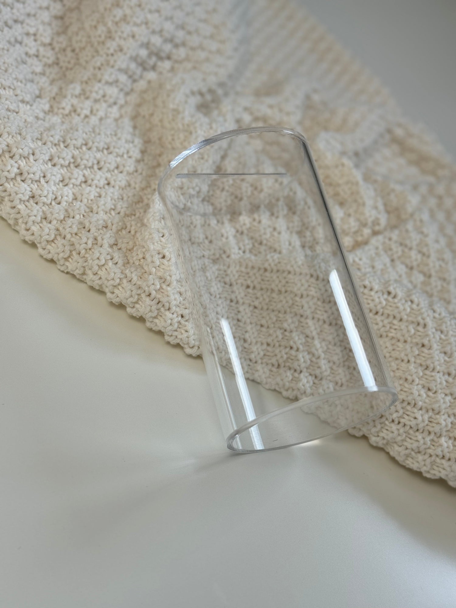 doorzichtige spaarpot van acryl