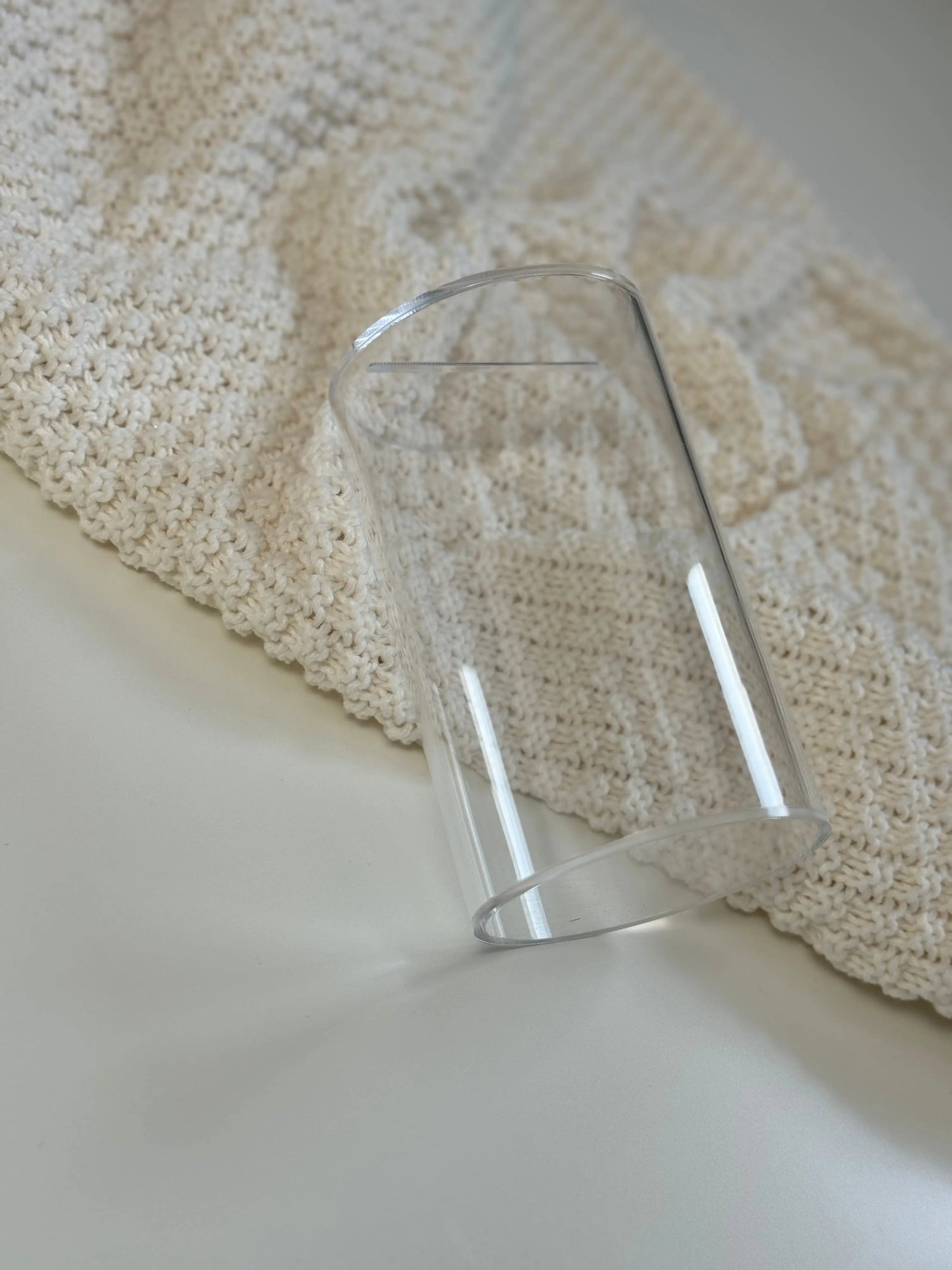 doorzichtige spaarpot van acryl