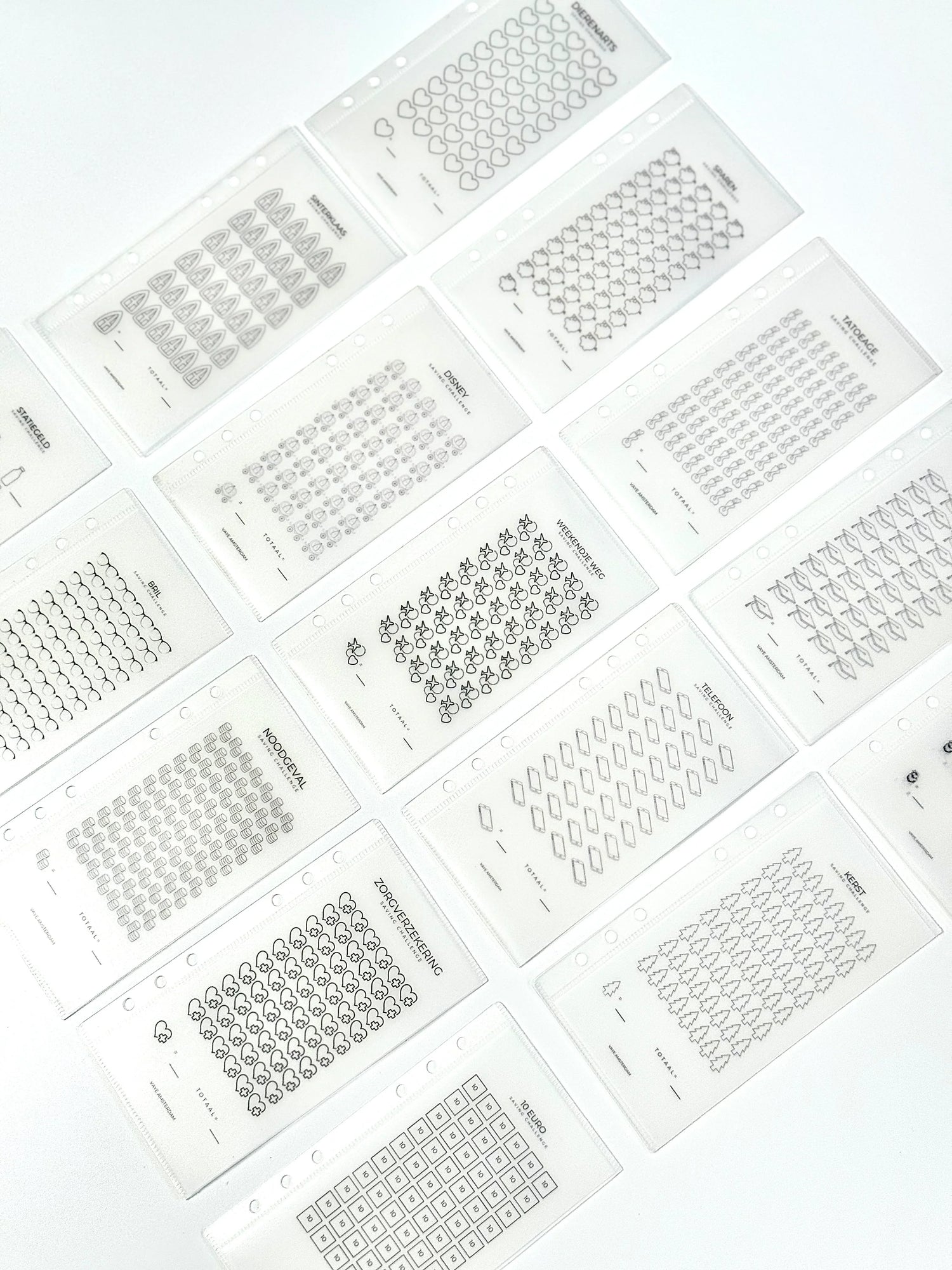 verschillende spaar challenges