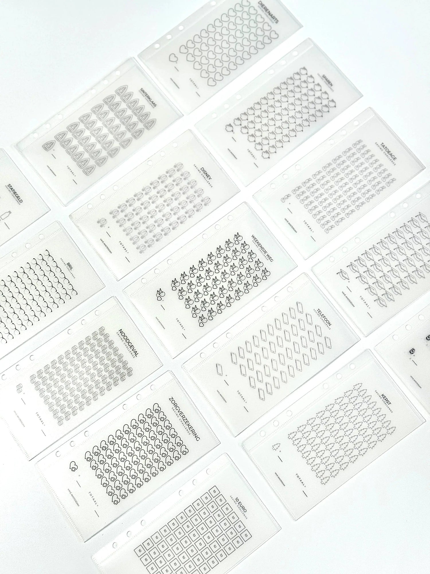 verschillende spaar challenges