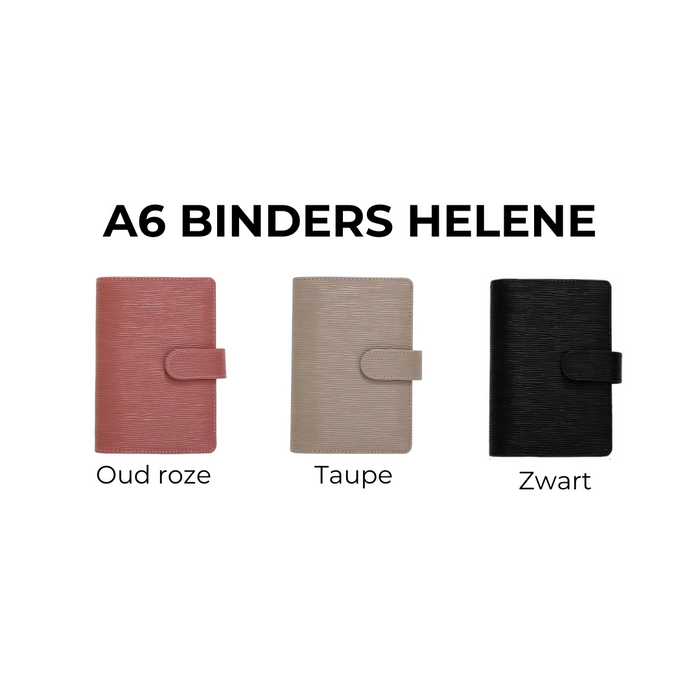 A6 budget binder Hélène