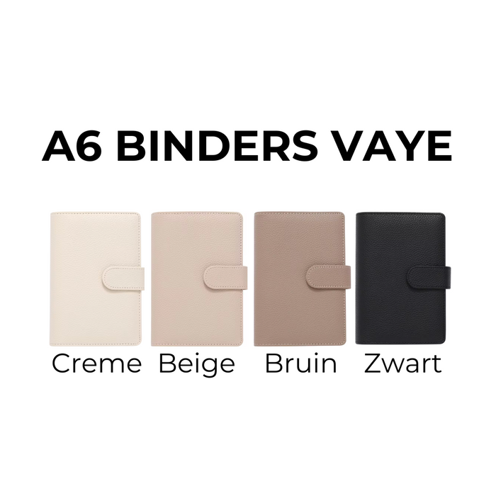 A6 budget binder Vaye