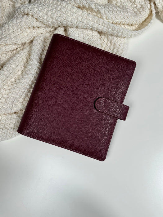 A5 binder Vaye - Burgundy