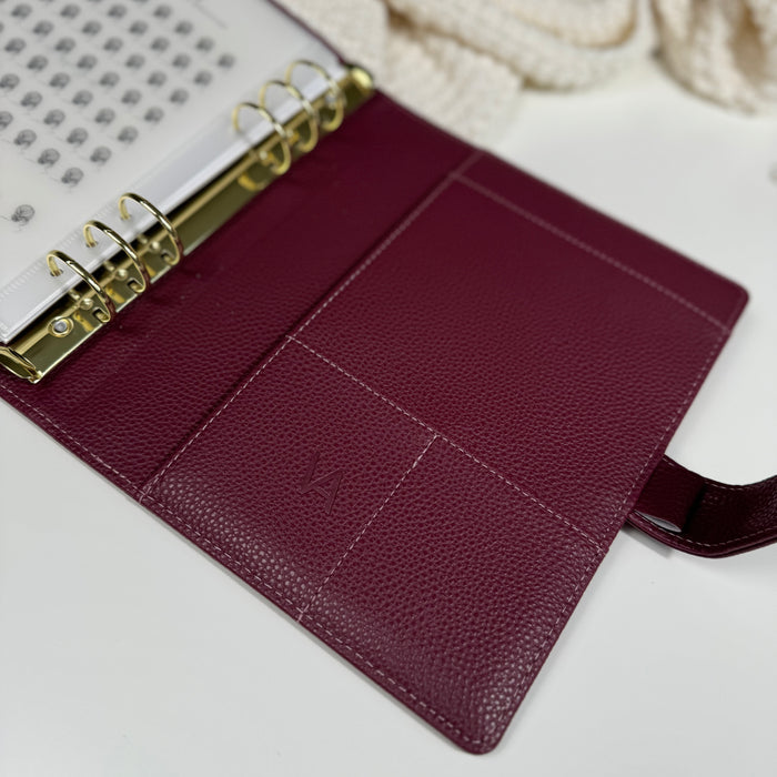 A5 binder Vaye - Burgundy