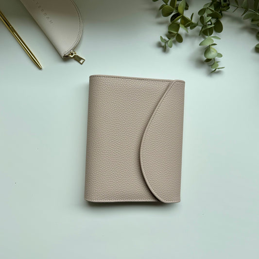 A6 binder Latte