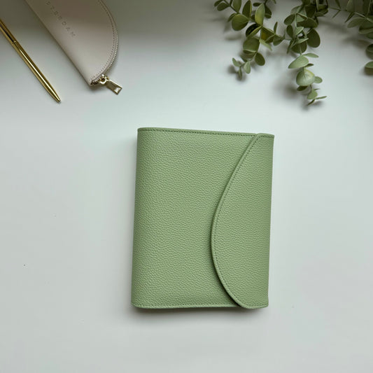 A6 binder Matcha