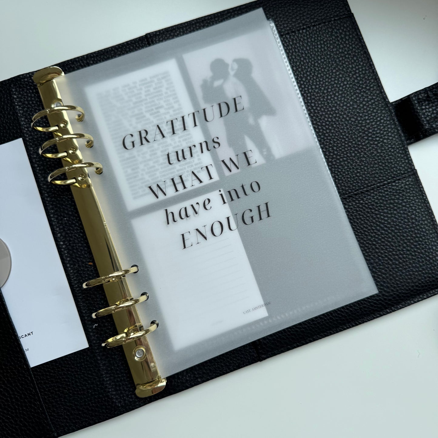 Gratitude dashboard - A5