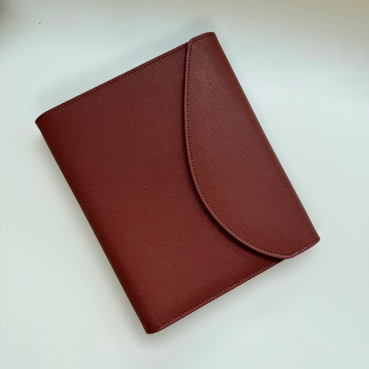 A5 binder saffiano - rusty