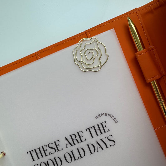 Paperclip roses