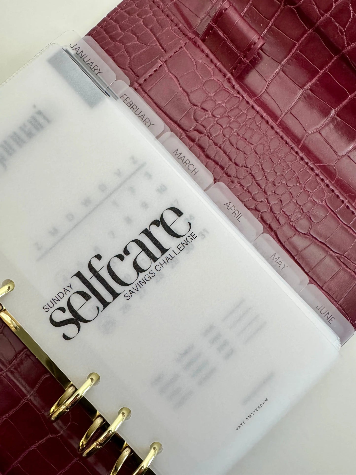 Selfcare sunday savings challenge - Vaye Amsterdam