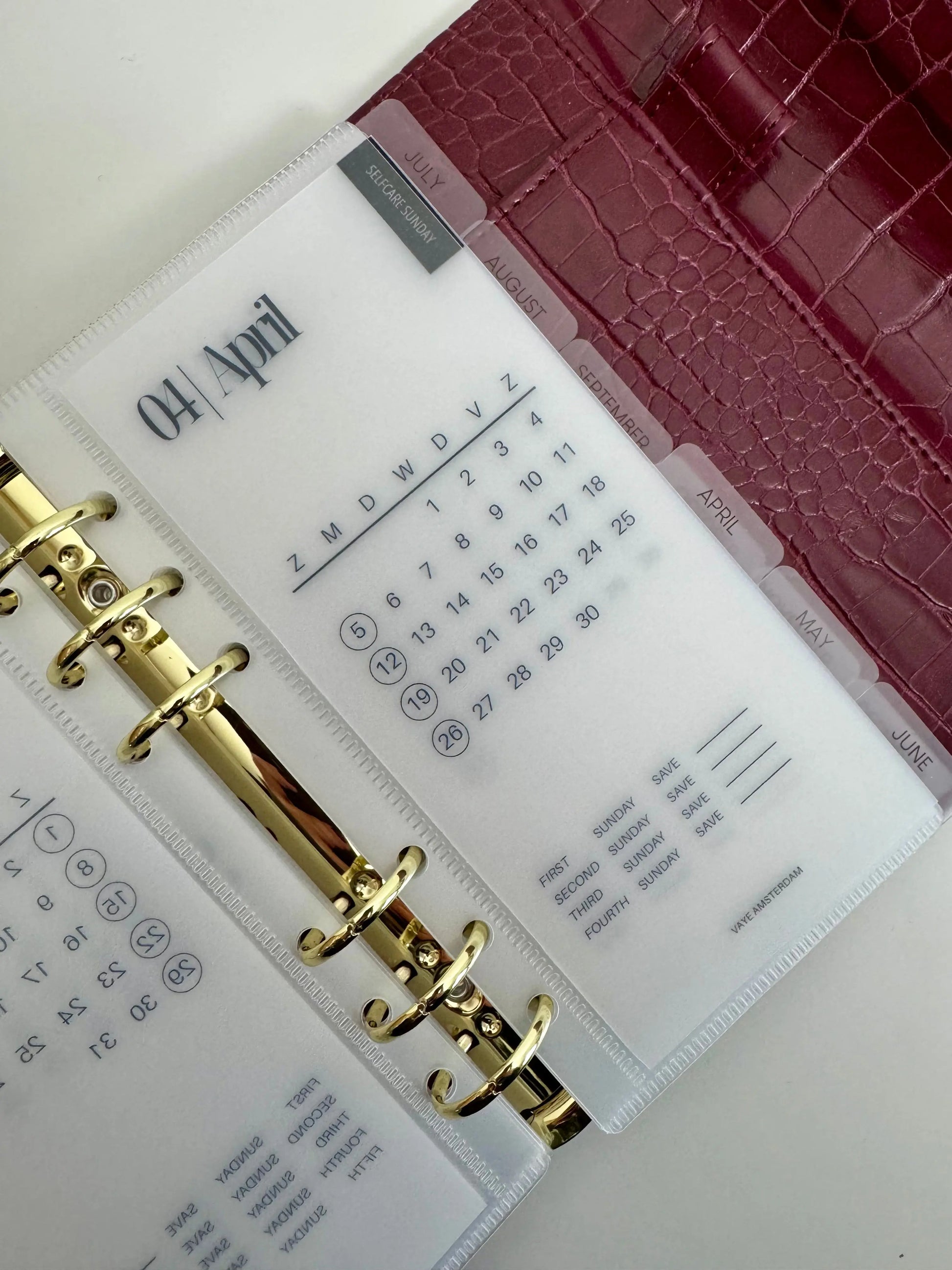 Selfcare sunday savings challenge - Vaye Amsterdam