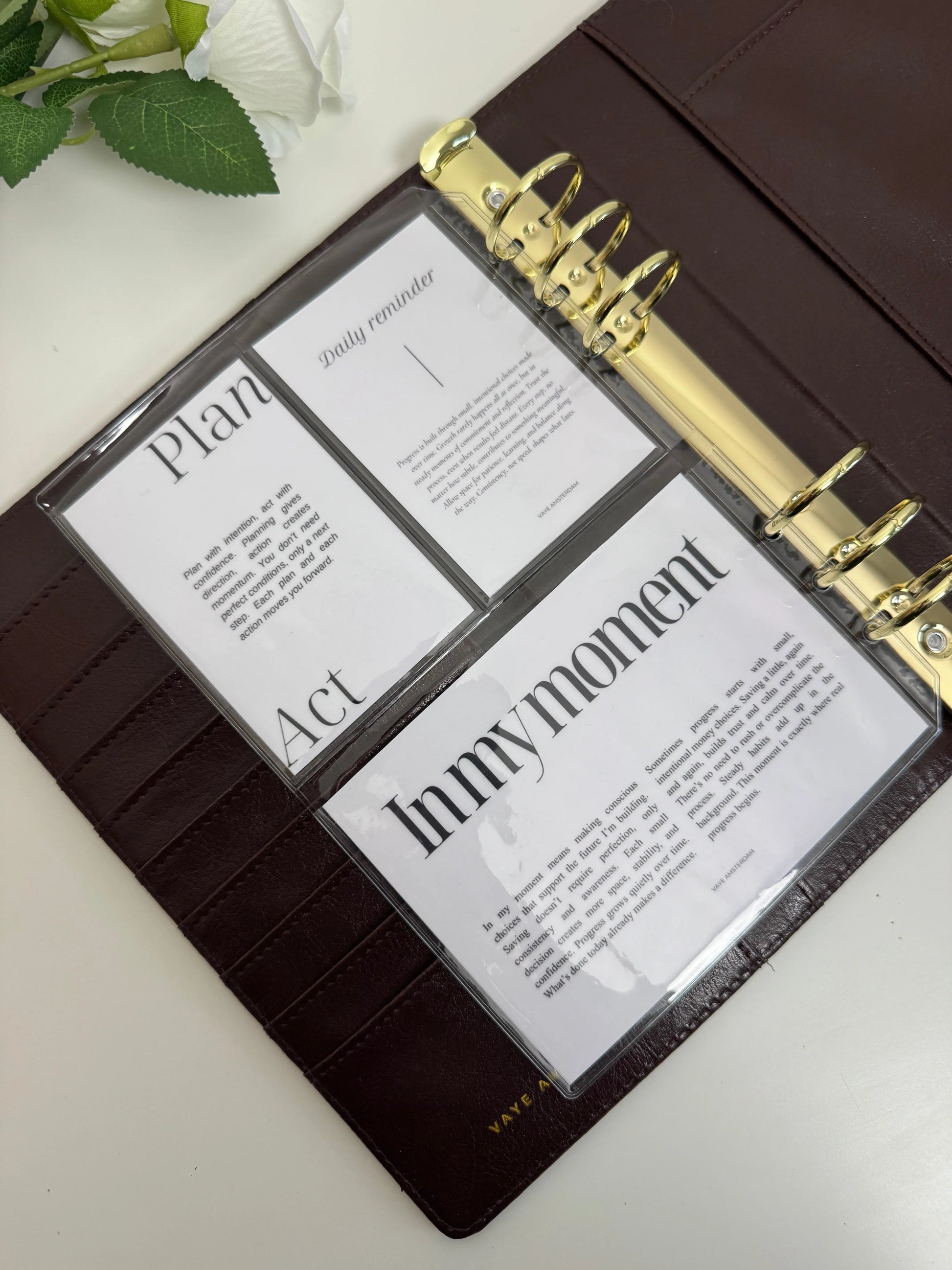 A5 3 pocket insert - Vaye Amsterdam