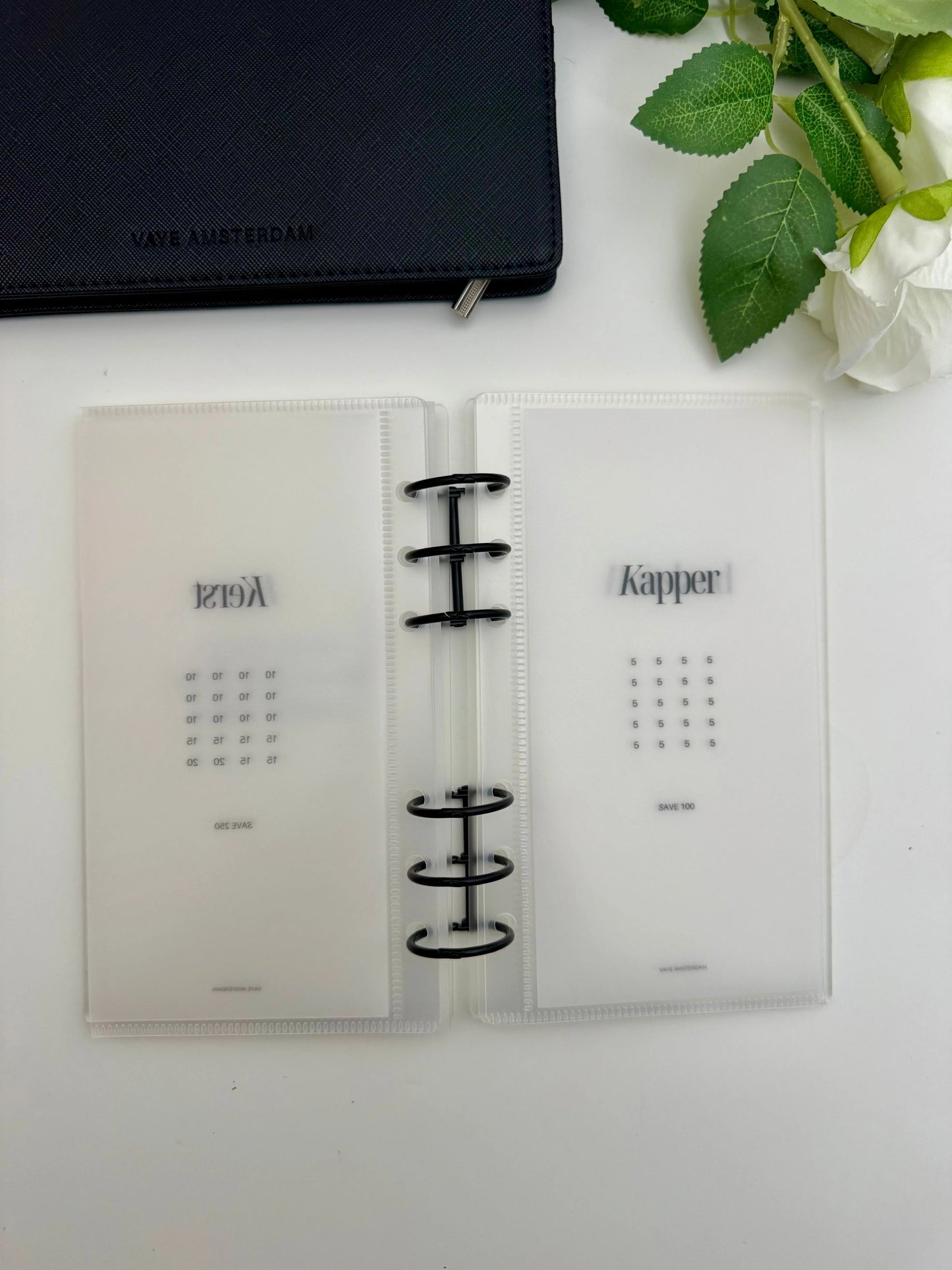 A6 frosted acryl binder - Vaye Amsterdam