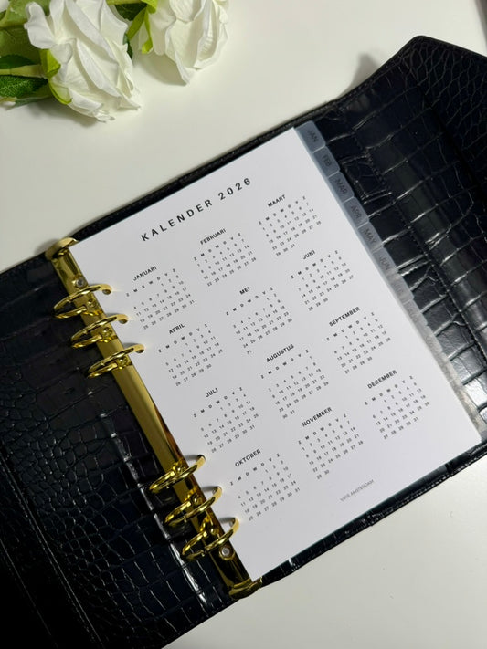 Kalender jaaroverzicht 2026