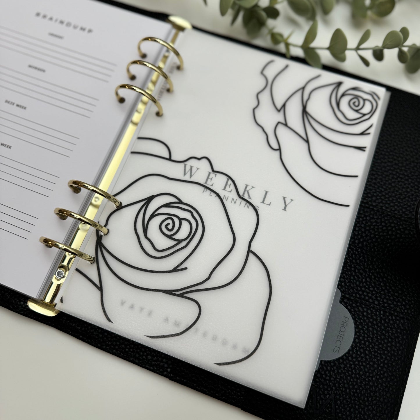 Roses planner dashboard