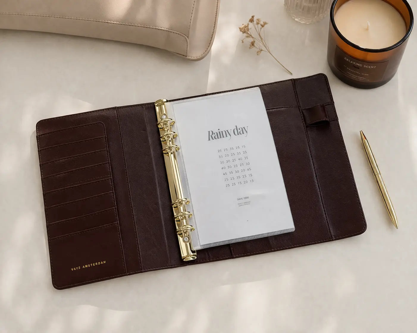 A5 binder essential - espresso