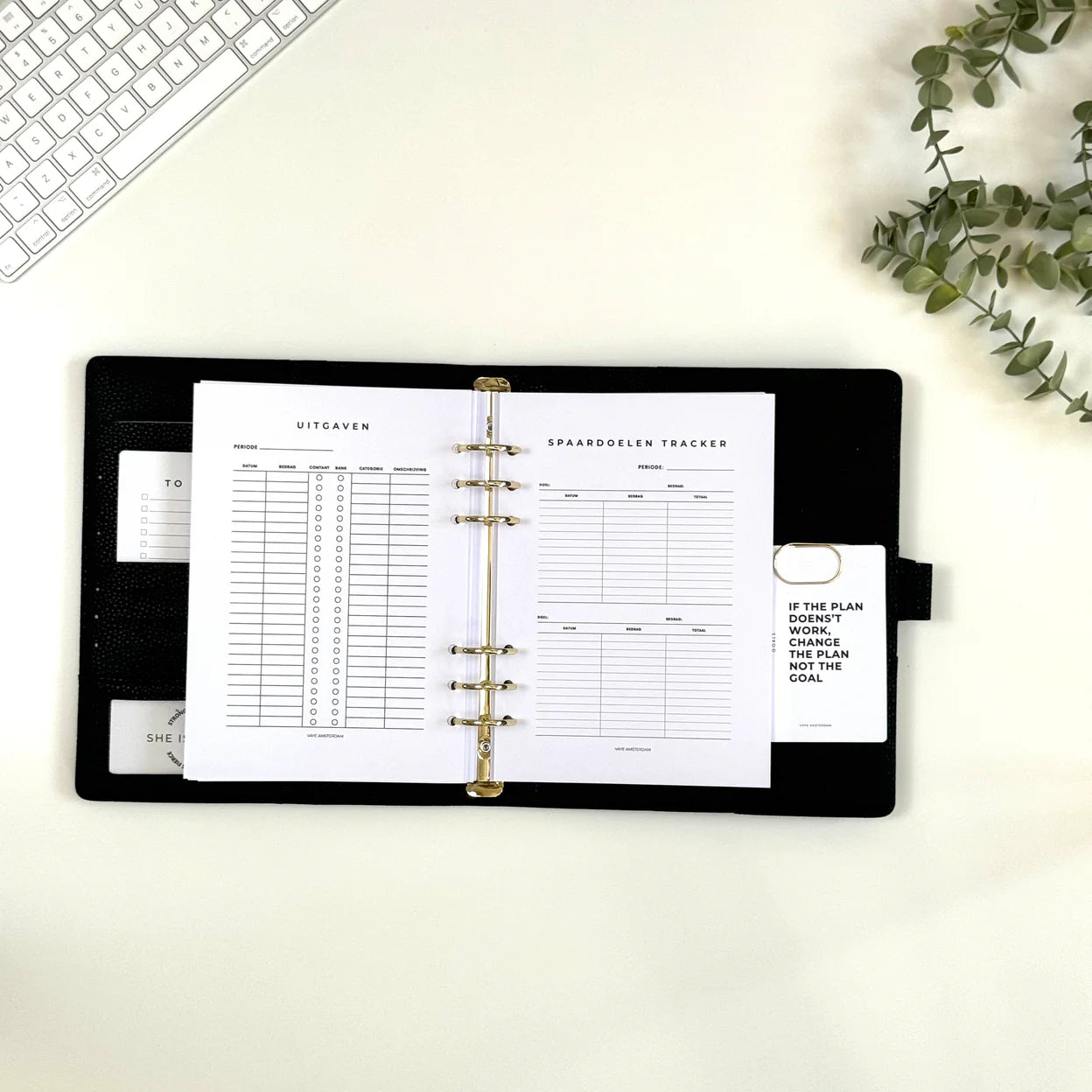 budget planner onderdeel spaardoel tracker